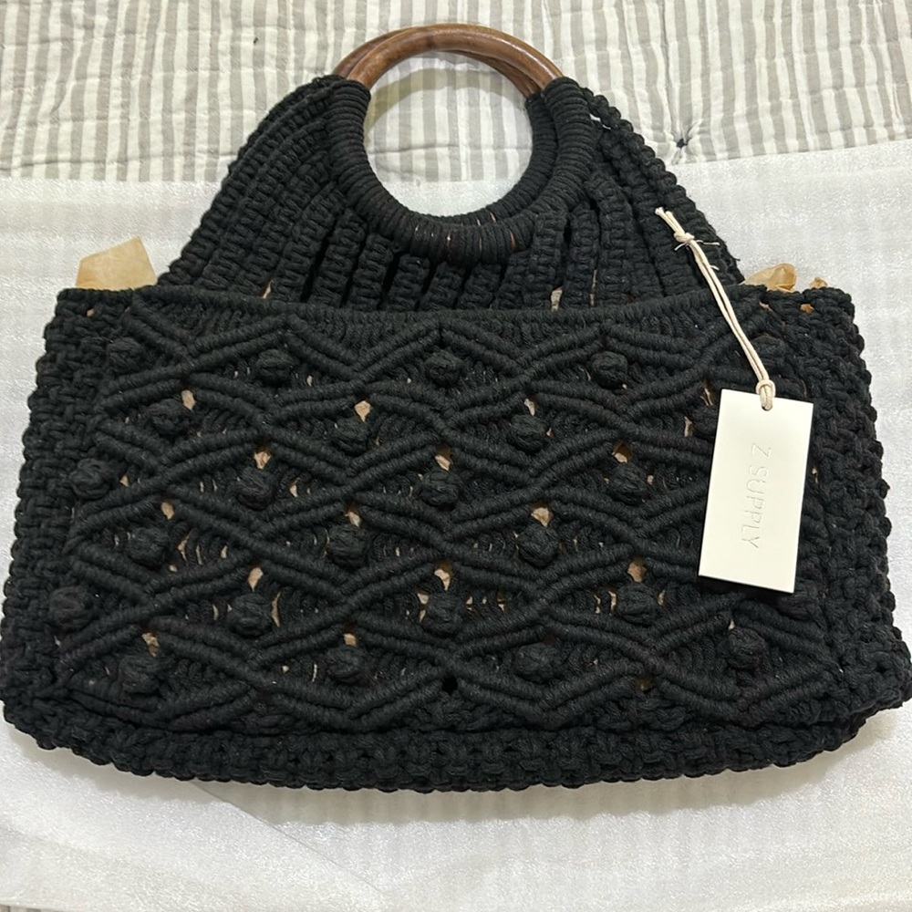 Z Supply Macrame Beach bag